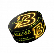 Banger Yummy Gum (Жвачка Арбуз Клубника) 100г