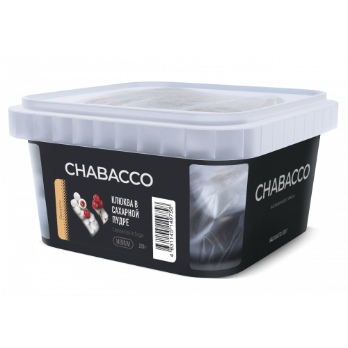 Chabacco Medium Cranberries in powdered sugar (Клюква в сахарной пудре) 200г