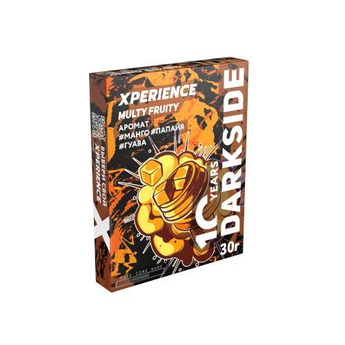 Табак для кальяна Darkside Xperience Multy Fruity (Манго Папайя Гуава) 30г