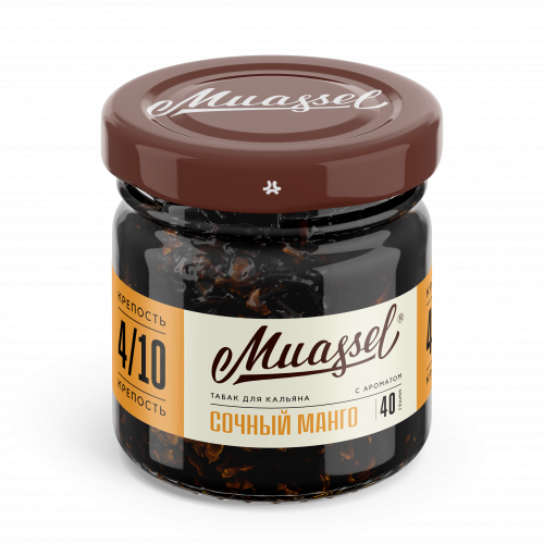 Табак Muassel Medium Сочный манго 4/10 40г