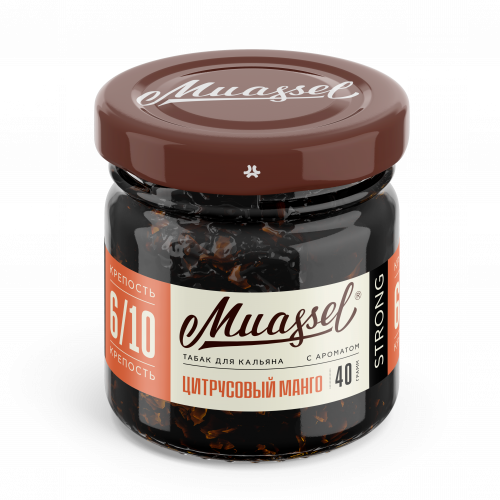 Табак Muassel Strong Цитрусовый манго 6/10 40г Табак Muassel Strong Цитрусовый манго 6/10 40г