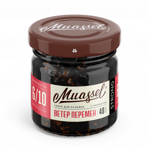 Табак Muassel Strong Ветер Перемен 6/10 40г Табак Muassel Strong Ветер Перемен 6/10 40г