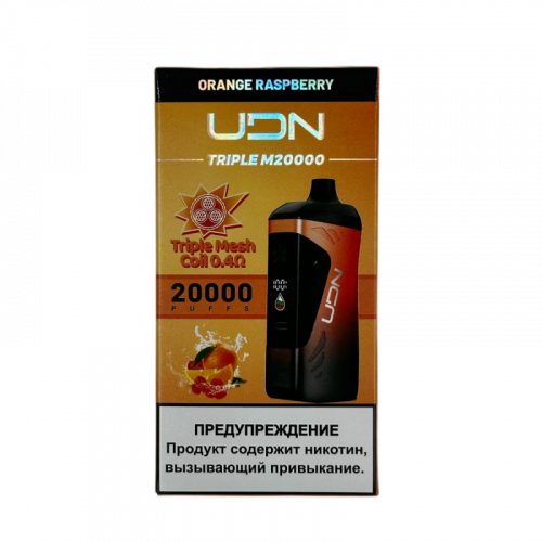 UDN Triple-M Апельсин Малина 20000 затяжек UDN Triple-M Апельсин Малина 20000 затяжек