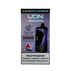 UDN Triple-M Синяя малина Арбуз 20000 затяжек UDN Triple-M Синяя малина Арбуз 20000 затяжек