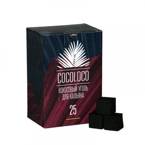 Кокосовый уголь для кальяна Cocoloco