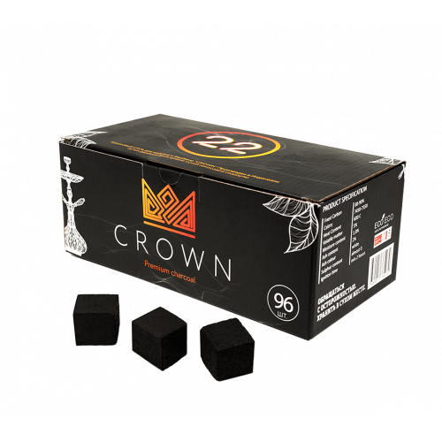 Уголь Crown 22 мм 96 кубиков
