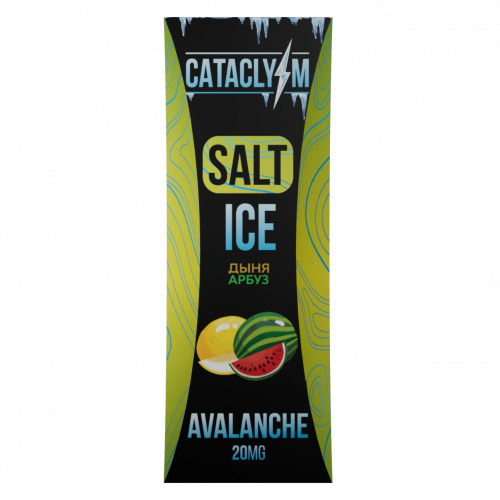 Жидкость Cataclysm Ice 20мг Avalanche (Дыня Арбуз) 30мл Жидкость Cataclysm Ice 20мг Avalanche (Дыня Арбуз) 30мл