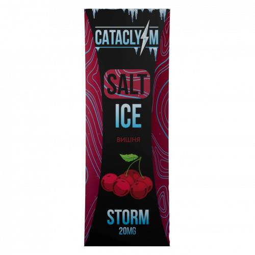 Жидкость Cataclysm Ice 20мг Storm (Вишня) 30мл Жидкость Cataclysm Ice 20мг Storm (Вишня) 30мл