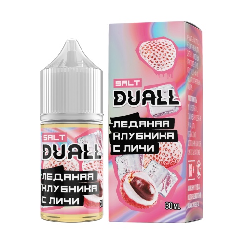 Duall Salt 20мг Hard Ледяная Клубника с Личи 30мл Duall Salt 20мг Hard Ледяная Клубника с Личи 30мл