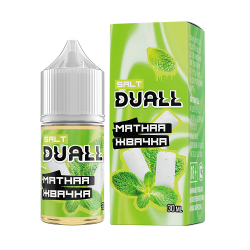 Duall Salt 20мг Hard Мятная жвачка 30мл Duall Salt 20мг Hard Мятная жвачка 30мл