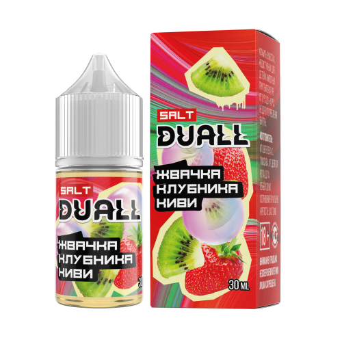 Duall Salt 20мг Hard Жвачка Клубника Киви 30мл