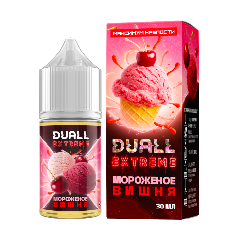 Duall Extreme Extra Hard Мороженое вишня 30мл Duall Extreme Extra Hard Мороженое вишня 30мл