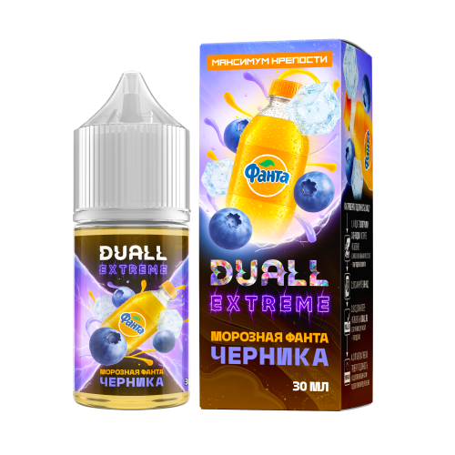 Duall Extreme Extra Hard Морозная фанта черника 30мл