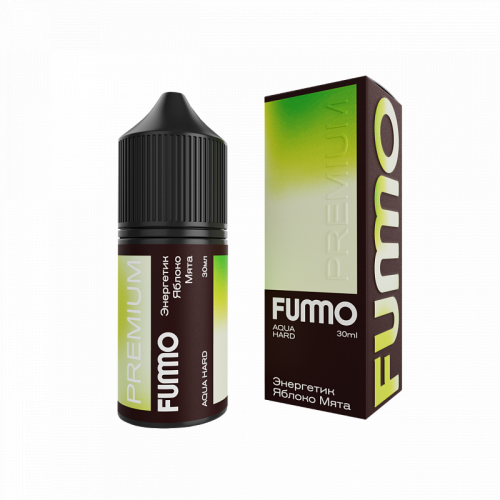Жидкость Fummo Aqua HARD Энергетик Яблоко Мята 30мл 