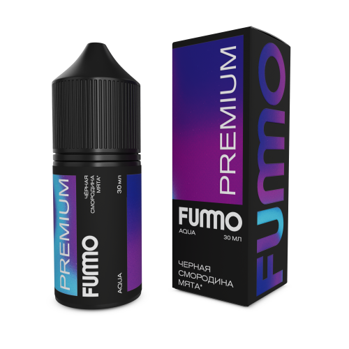 Жидкость Fummo Aqua 2 Чёрная смородина Мята 30мл 