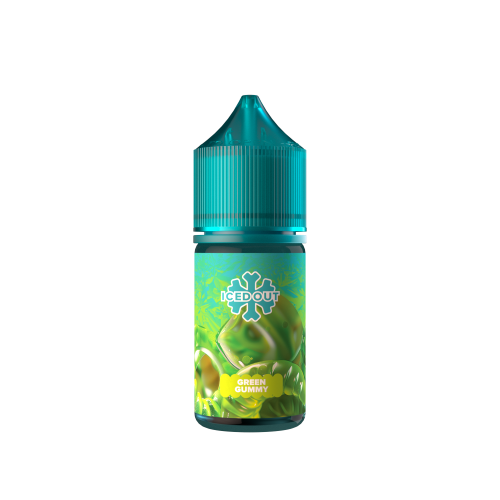 Glitch Sauce Iced Out Strong Green Gummy (Яблочные мармеладные червячки) 30 мл