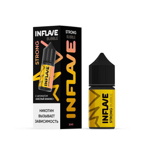 Inflave Bubble Strong Кислый ананас 30мл